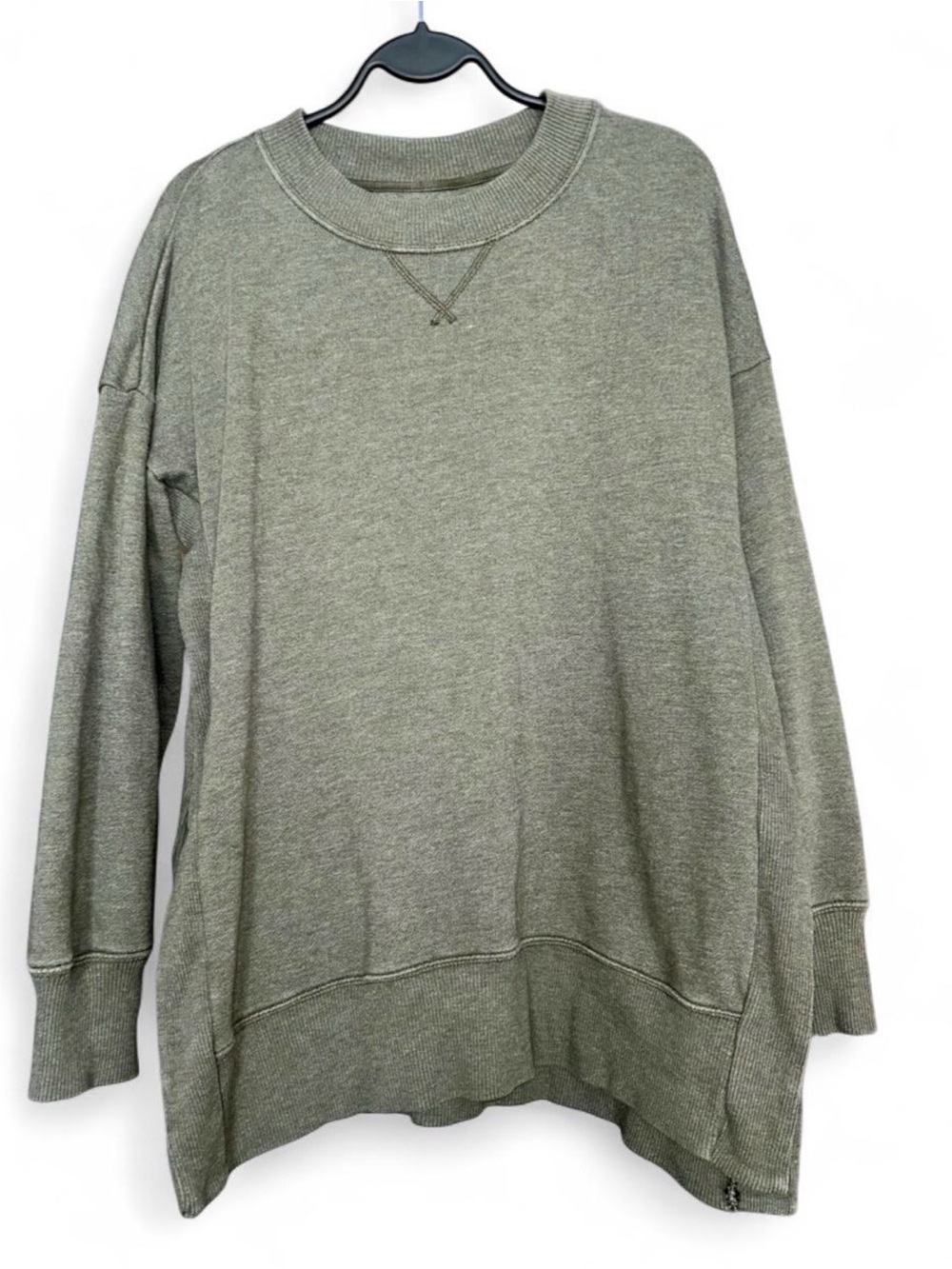 aerie Olive Green Crewneck Sweatshirt